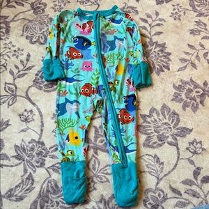 *Flawed* Little Sleepies Finding Nemo Zippy 3-6 Monthd